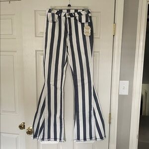 Altar’d State Striped Flare Women Jeans